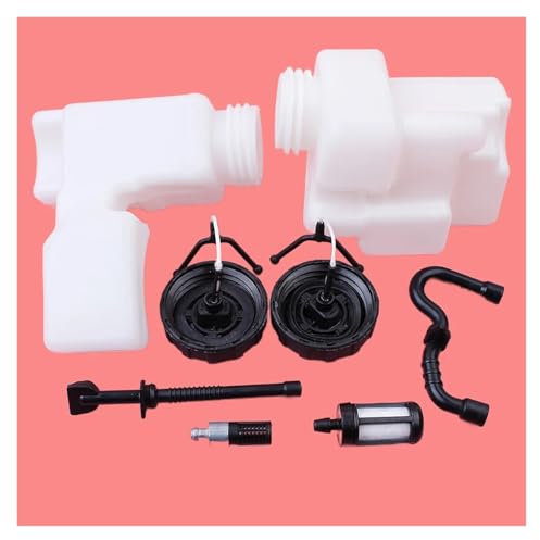 AOIUU Compatible con motosierra S-t-i-H=L MS180 MS170 018 017 MS 170 180, pieza de repuesto, tapa del tanque de combustible, filtro, manguera, kit