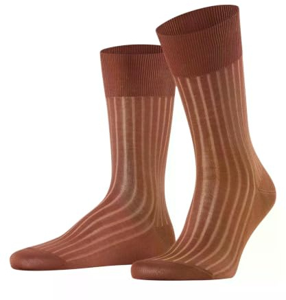 FALKE Herren Socken Shadow M So Baumwolle gemustert 1 Paar, Rosa Rosewood 5225, 41-42