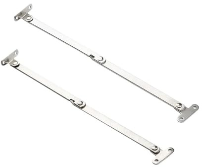 OZLIYY 2 bisagras de Acero Inoxidable for Puertas armarios, Muebles, Cierre elevable, Plegables, 180°, herrajes Cocina