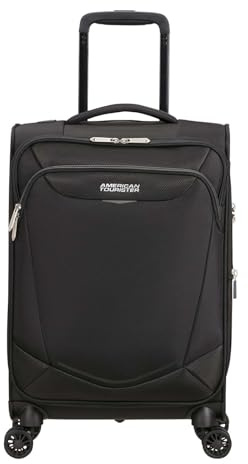 American Tourister Summerride Spinner 55/20 EXP TSA Trolley Black schwarz