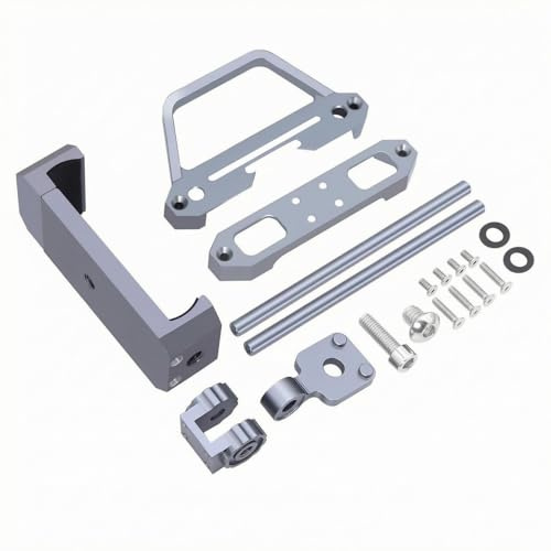 KiBcsLic Controller Phone Mount Hardware Included Controller Phone Bracket Clamp Mounted Gaming Accessory, Silver