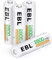EBL 2800mAh AA de Alta Capacidad Ni-MH Pilas Recargables de 1,2V para los Equipos Domésticos - 4 Piezas