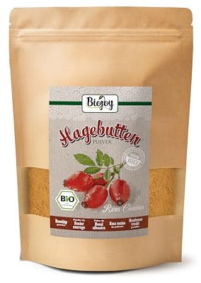 Biojoy Bacche di Rosa Canina in polvere BIO (750 g), senza additivi (Rosa Canina)