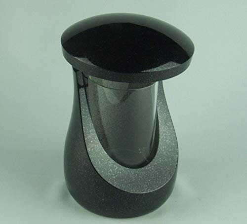 designgrab Cerres SS1 - Lampada tombale in granito svedese nero