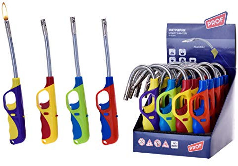 4x flexibel Stabfeuerzeug - Hake - Feuerzeug + gratis 1 x Feuerzeug allaroundprofi24 Gasfeuerzeuge