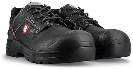 Brynje 411 Robust S3S Sicherheitsschuhe ESD FO HRO SC LG (Gr. 43) | Robuste Sicherheitsschuhe Herren Damen mit Breiter Passform & Atmungsaktivem Wasserabweisendem Leder | Safety Shoes for Men & Women