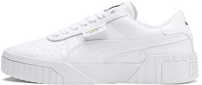 PUMA Damen Cali Wn's Turnschuhe, Puma White-Puma White, 40.5 EU