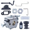 Haishine Filtre à air pour carburateur Ensemble de Tige de Starter d'étranglement pour STIHL 021 023 025 MS210 MS230 MS250 Chaîne tronçonneuse WT 286 Zama C1QS11E