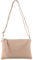 modamoda de T186 Damen Leder Clutch Umhängetasche Abendtasche handmade in Italy, Farbe:Rosabeige