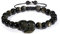 COAI Unisex Geschenkideen Verstellbares Armband aus Goldem Obsidian mit Fuchs Charm in Größe S