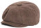 Yixda Baby Kids Schirmmütze Kinder Schiebermütze Newsboy Barett Cap (Kaffee, 4-9 Jahre)