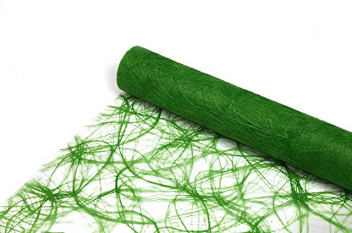 DEKOMARKET Sizoweb® Tischband Tischläufer Tischdecke 5 Meter lang, 30 cm breit (apfelgrün)