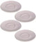 LEONARDO HOME 018578 MATERA Keramikuntertasse 11 cm rosé 4er-Set, Keramik, Rosa