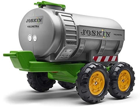 Falk - Joskin-Anhänger mit Wasserhahn und Streuer – ab 3 Jahren Kapazität 30 Liter – kompatibel mit Traktoren und Baggern 3/7 Jahre – 943JK