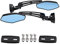 aqxreight - 1 Paar Motorrad Seitenspiegel für CBR 250R / ZX6R ZX9R / GSXR 600 GSXR 1000 / YZF R6