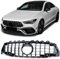 Sport Kühlergrill Schwarz Glanz Chrom passt für Mercedes CLA C118 X118 ab 19
