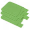 PATIKIL Cellphone Card Holder, 3 Pack Smartphone Back Card Sleeve Silicone Case with Back Adhesive for Credit Card Earphone, Green
