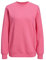 JJXX Jxabbie LS Rel Every Brush Crew Noos Maglia di Tuta, Carmine Rose/Stampa: Logo Magenta JJXX , L Donna
