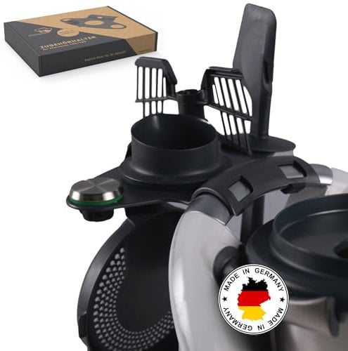 STERNEKOCH Support pour accessoires Thermomix - Enfin de l'ordre - Peut contenir jusqu'à 5 accessoires - Convient pour TM5 et TM6 - Qualité fabriquée en Allemagne ZM-ST-2000