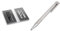 Lamy 1230490 logo brushed 106/206 Set 899 & logo Kugelschreiber 206 – Kuli aus rostfreiem Edelstahl in der Farbe Stahl mit integrierter Clip-Drücker-Einheit...