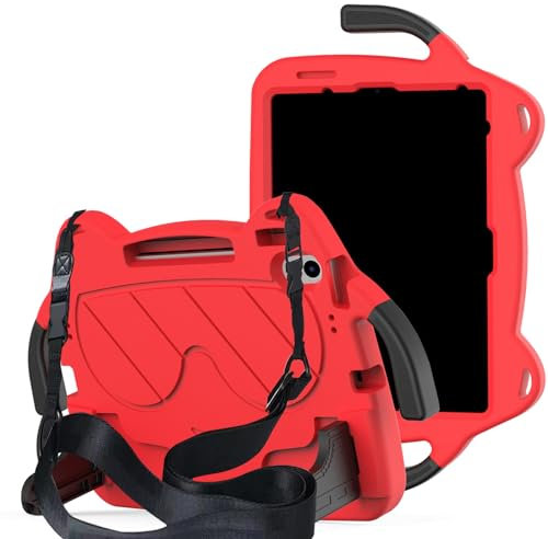 SharkProten Funda Infantil para Lenovo Tab M11/Lenovo Tab P11 TB-J606F/P11 Plus TB-J607F/Redmi Pad SE (2023)/Samsung Tab A9 Plus 11 Pulgadas, Funda EVA + PC Apta para niños con Correa de Hombro