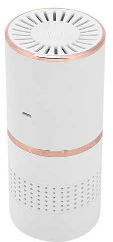 Purificador de Aire Portátil, Mini Purificador de Aire de Escritorio para el Hogar, Purificadores de Aire con Filtro HEPA para Escritorio, Oficina, Coche, Mascotas con Cable USB