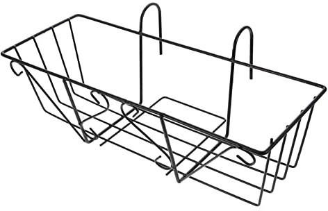 Eisen-pflanzenständer Zum Aufhängen Wandmontage Quadratisches Blumenregal Für Balkon Fensterbank Garten