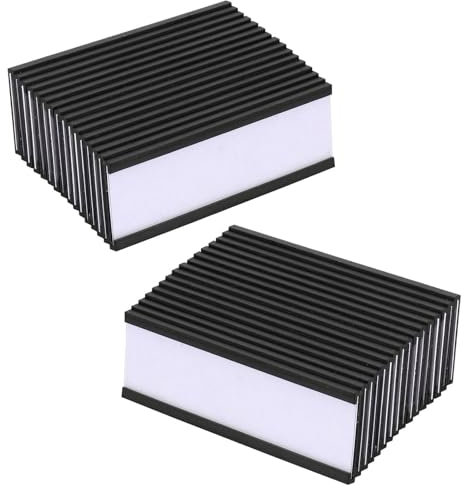 Porta Etichette Magnetiche, Etichette Magnetiche Scrivibili, Portaetichette con Inserti in Carta, 30 Pezzi 2,5 x 7,6 cm di Etichette Magnetiche, per Ufficio, Magazzino, Scaffale, Armadio