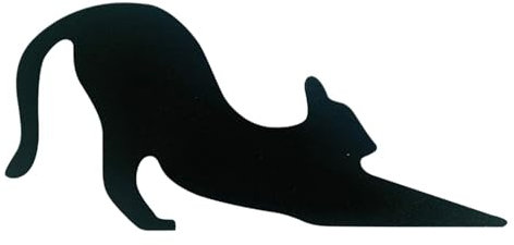Doorstop, Door Stop, Non Slip Door Stopper, Wooden Cat Door Stopper, Door Stop Wedge, Animal Kitten Door Stop, Home Accessories for Hotel, Home, Dormitory Fit for Door Bottom Seam