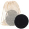Ipetboom 16st Abschminkpads Wimpernlift-set Trockene Tücher Spülbare Tücher Shampoo Falsche Wimpern Reinigungspad Haut Verlängern Polieren Gesicht Wimperntusche Black Bambusfaser