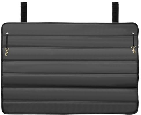 PWGHWG Auto Ladekantenschutz Kofferraum 96 × 63 cm Stoßstangenschutz Hund Kofferraumschutz Faltbarer Kofferraum Schutzmatte Universeller Kofferraum-Schutz und Stossstangen-Schutz