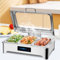 Aocay Chafing Dish Buffet Electrico, Profesional Calentador de Buffet Electrico, Food Warmer Buffet Server para Catering y Fiestas, 9L, 400W, 220V, Acero Inoxidable (1/3)