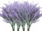 QINGYIWL 12 Pezzi Lavanda Artificiale, 36 cm Fiori Finti per Decorazioni, Lavanda Finta per Tavola di Nozze, Terrazza del Giardino e Decorazione del Vaso