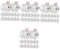 Toddmomy 4 Ensembles Figurines De Lumineuses Résine pour Décoration De Jardin Pâques Accessoires Adorables Colorés pour Créer Ambiance Joyeuse 20 Pièces * 4