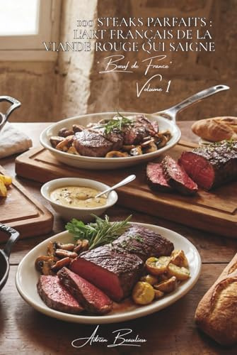 100 steaks parfaits : l'art français de la viande rouge qui saigne: Saignant, à point, bleu... maîtriser la cuisson qui fait fondre les carnivores