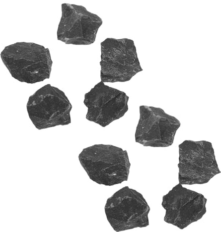 TOYANDONA 10 Saunasteine Basalt 3 4cm für Saunaofen Saunazubehör Dampfbad Lavasteine Hitzebeständig Langlebig Spa