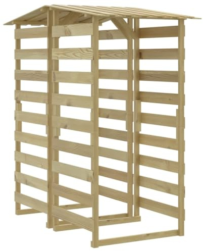 Generico Pergole con Tetto 2 pz 100x90x200 cm Legno di Pino Impregnato