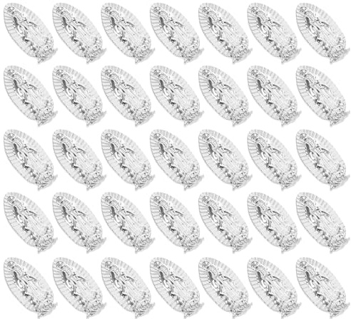 CALLARON 100pcs Buddha Relief Nail Charm for Nails Art Cute Charms Jewels Gems Religious Sticker Virgin Mary Art Jewelry DIY Manicure Decoration Supplies for Occasions