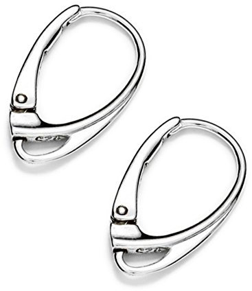 My-Bead 1 Paar Brisuren 925 Sterling Silber Klapp- Ohrringe 18mm nickelfrei in Juweliers- Qualität