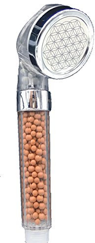 Pommeau Douche Fleur de vie SPA, Économie d’Eau, Anti Calcaire, Haute Pression, Marque Française