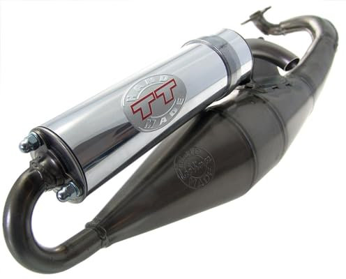 LEOVINCE TT pot d'échappement compatible pour DERBI Boulevard, GP1, Variant Sport, Sonar, GILERA DNA, Ice, Runner 50cc