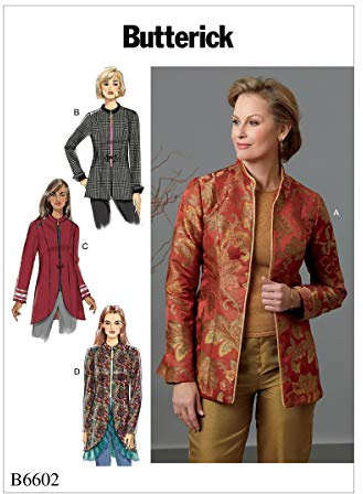 McCall's B6602, butterick, Sewing Pattern,Template, Paper, White, 14-16-18-20-22