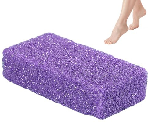 Pierre de pied | Dissolvant de callosités des pieds - Lime à pied et grattoir de pédicure à 2 faces pour les des pieds et des mains Fukamou