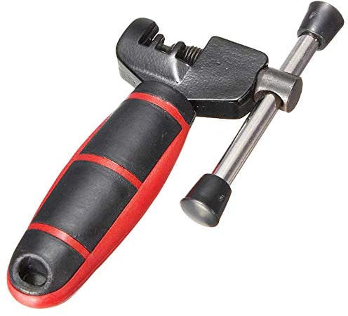 IKAAR Bike Chain Tool for 8 9 10 Speed Chain Link Road and Mountain Bicycle Chain Repair Tool, Bike Chain Splitter Cutter Breaker, Bicycle Remove And Install Chain Breaker Spliter Chain Tool Red