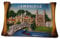 Cambridge Scroll Fridge Magnet - British UK University Town Souvenir for Tourists Enjoying River Cam Punting, Botanic Gardens, Kettle's Yard, King's College Chapel