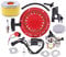 HouYeen Carburetor Carb with Recoil Pull Starter Ignition Coil Air Filter Gasket Kit for Honda GX200 GX168 GX140 GX120 5.5HP 6.5 HP Engine Carburettor Lawnmower Strimmer