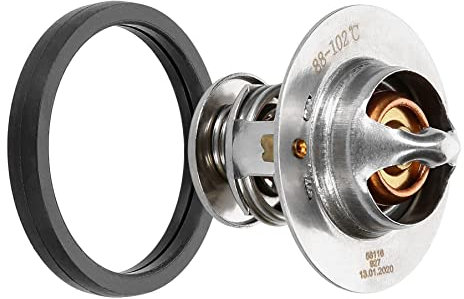 f.becker_line Thermostat mit Dichtung (130110050) - kompatibel mit FORD Transit V363 PEUGEOT - Kühlmittelthermostat Kühlmittel Kühlung