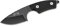 Herbertz Kneck Knife, AISI 420 Stahl, rostfrei, G10 Griffschalen, Hartplastikscheide, Daumenrampe, Neck-Knife, robustes Outdoor-Messer & Jagdmesser, Survivalmesser mit feststehender Klinge