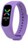 FTRONGRT Uhrenarmband Kompatibel mit OPPO Band, Weiches Silikonarmband, Ersatzarmband für OPPO Band.Lila Purpur