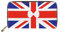 HELLHERO Damen Herren Geldbörsen Leder Geldbörse für Reisen Täglich, Union Jack Design, M, Casual